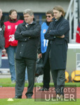 FUSSBALL 1. Bundesliga  HSV Trainer Jara  und Manager Baiersdorfer
