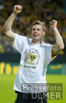 Fussball DFB-Pokal: Aachen - Muenchen, Jubel Aachen
