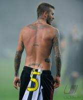 Fussball  SERIE A SAISON 2009/2010;  BECKHAM (AC Mailand )