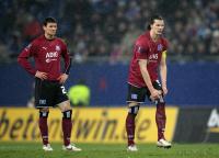 Fussball Uefa-Pokal: Hamburg - Bukarest, HSV enttaeuscht