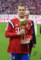 Fussball 1. Bundesliga Saison 14/15: Spieler des Jahres Torwart Manuel Neuer (FC Bayern Muenchen)