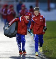 Fussball 1. Bundesliga Saison 14/15: Training FC Bayern Muenchen