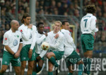 FUSSBALL 1. Bundesliga Spielszene  SC Freiburg  -  VfL Wolfsburg