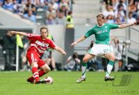 Fussball Ligapokal: Bremen - Bayern