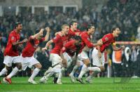 Fussball CHL  FINALE 2008 JUBEL Mancherster United