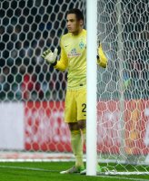 Fussball  1. Bundesliga  13/14: Torwart Raphael Wolf (SV Werder Bremen)
