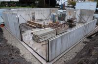 Neubau Wohnhaus, Fertigkeller