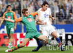 Fussball 1. Bundesliga: Bochum - Bremen, Zweikampf
