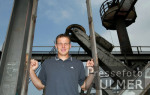 Frank Rost auf dem Hochofen