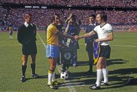 Fussball Deutschland - Brasilien: Piazza, Beckenbauer
