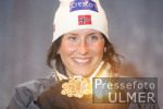 Nordische Ski WM - Bjoergen mit Medaillen