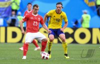 FUSSBALL WM 2018 Achtelfinale: Schweden - Schweiz
