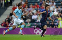 FUSSBALL Olympia 2012 Maenner: Spanien - Japan