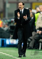 FUSSBALL SERIE A: Trainer Massimilliano Allegri (AC Mailand)