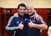 FIFA Praesident Gianni Infantino (Schweiz) erster Tag im Home of Fifa