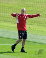 Fussball 1. Bundesliga 11/12: FC Bayern Muenchen Training in Doha