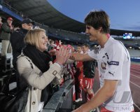 Fussball U21-Europameisterschaft 2011:  Timm Klose (Schweiz) mit Freundin