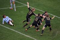 FUSSBALL WM 2010, VIERTELFINALE: ARGENTINIEN - DEUTSCHLAND