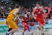 Basketball 1. Bundesliga 13/14:  Walter Tigers Tuebingen - FC Bayern Muenchen