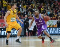 Basketball 1. Bundesliga 14/15 Hauptrunde:  Walter Tigers Tuebingen - BG Goettingen