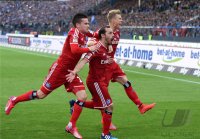 Fussball, 1. Bundesliga  Saison 2014/2015 Relegation: Karlsruher SC - Hamburger SV