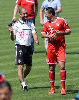 Fussball 1. Bundesliga 2013/2014:  Fototermin beim  FC Bayern Muenchen