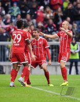 Fussball 1. Bundesliga Saison 17/18: FC Bayern Muenchen - 1. FSV Mainz 05