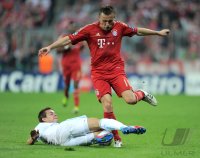 FUSSBALL INTERNATIONAL  CHL Viertelfinale 11/12:  FC Bayern Muenchen - Olympic Marseille