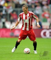 Fussball 1. Bundesliga : Bastian Schweinsteiger (FC Bayern Muenchen)