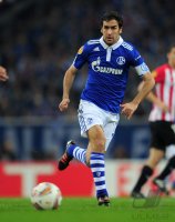 Fussball: Europa League, Saison 2011/2012, Viertelfinale Hinspiel: Raul (FC Schalke 04)