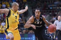 Basketball 1. Bundesliga 15/16 Hauptrunde: Walter Tigers Tuebingen - MHP Riesen Ludwigsburg