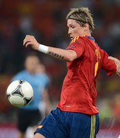 Fussball International Europameisterschaft 2012: Spanien - Frankreich