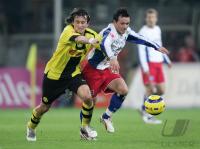 Fussball 1. Bundesliga: Dortmund - Hamburg, Zweikampf