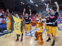 Basketball 1. Bundesliga 13/14:  Walter Tigers Tuebingen - Mitteldeutscher BC
