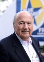 Fusball FIFA 75. Blue Stars 2013 / FIFA Youth Cup: FIFA Praesident Joseph S. Blatter (Schweiz)