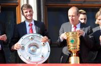 Fussball: FC Bayern feiert zum Saisonabschluss auf dem Marienplatz