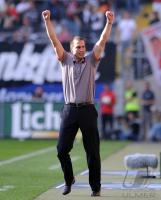 Fussball 1. Bundesliga : JUBEL Trainer Markus Babbel  ( VfB Stuttgart )