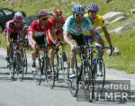 Tour de Suisse 2003 6. Etappe Jan Ullrich (GER; Bianchi) belegt Platz 2