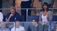FUSSBALL  1. BUNDESLIGA:  Boris Becker mit Frau Lilly und  Franziska van Almsick
