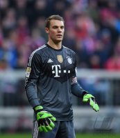 Fussball 1. Bundesliga Saison 14/15: Torwart Manuel Neuer (FC Bayern Muenchen)