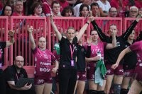 Handball Bundesliga Frauen am 13.09.2025 in Tuebingen (Paul Horn-Arena)