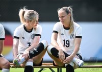 Fussball International Euro 2025,
Mannschaftsfoto Deutsche Frauen Nationalmannschaft