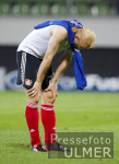 Fussball CL: Leverkusen- Manchester, enttaeuschung