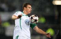 FUSSBALL CHAMPIONS LEAGUE: Wolfsburg, DZEKO Einzelaktion