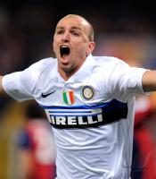 FUSSBALL SERIE A:   JUBEL Esteban Cambiasso (Inter Mailand)