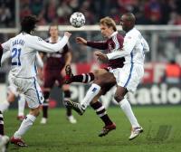 Fussball Champions League Bayern-Mailand; Zweikampf