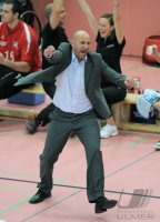 Volleyball  1. Bundesliga  10/11: Trainer  Mueller-Angstenberger (ENBW TV Rottenburg)  ENBW TV Rottenburg - SCC Berlin