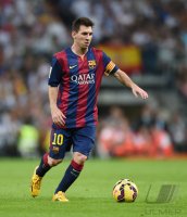 Fussball Primera Division El Clasico 14/15: Lionel Messi (Barca)