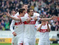 Fussball 1. Bundesliga  Saison 2011/2012 : JUBEL VfB Stuttgart