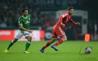 Fussball, 1. Bundesliga  Saison 2013/2014: SV Werder Bremen - FC Bayern Muenchen
